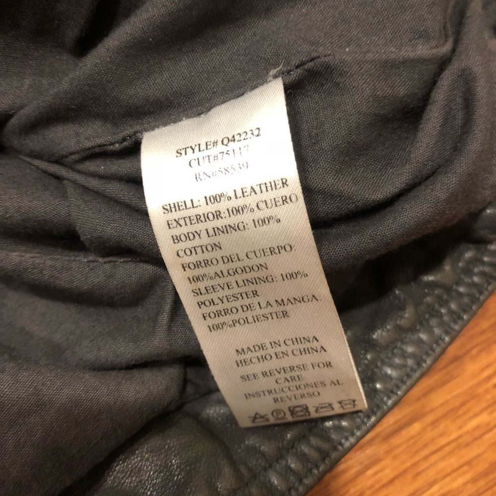 040 Brown Leather Jacket - image 5